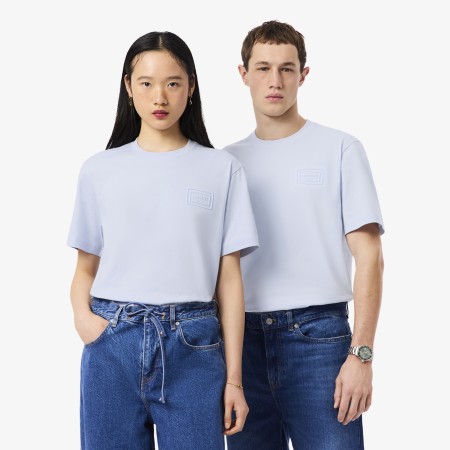 хлопковая футболка  унисекс - одежда, обувь и аксессуары lacoste 