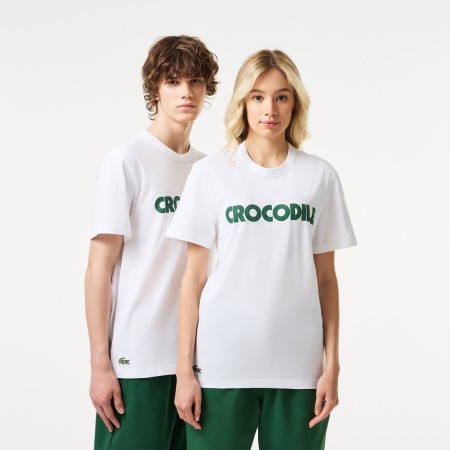 хлопковая футболка  унисекс - футболки lacoste 