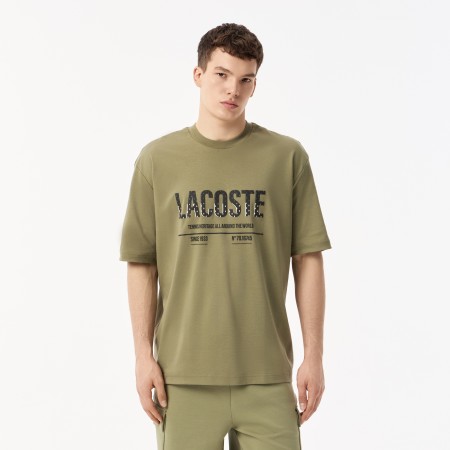 мужская футболка  из хлопка - футболки lacoste 