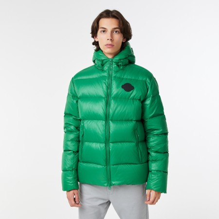 мужская короткая куртка-пуховик  - верхняя одежда lacoste 