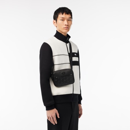 мужская сумка через плечо с монограммой  - одежда, обувь и аксессуары lacoste 