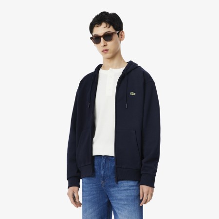 мужская толстовка-худи  на молнии - одежда lacoste 