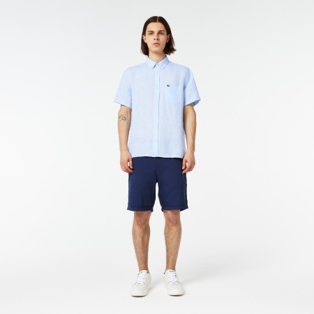 мужские шорты  приталенного кроя - одежда lacoste 