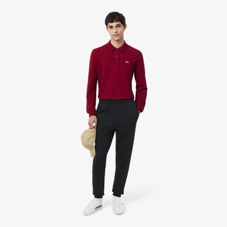 мужские спортивные брюки из флиса зауженного кроя  - брюки и бриджи lacoste 