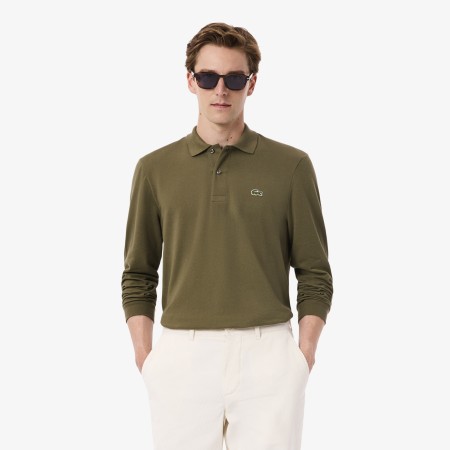 мужское поло  l.12.21 классического кроя с длинным рукавом - футболки и поло lacoste 