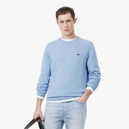 мужской свитер  из органического хлопка - одежда, обувь и аксессуары lacoste 