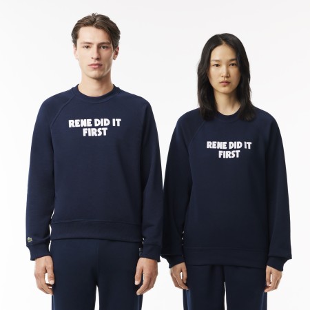 свитшот  unesex с флисом - мужская одежда, обувь и аксессуары lacoste 