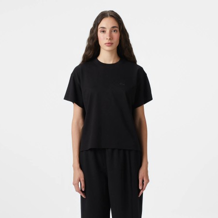 женская футболка  свободного кроя - футболки lacoste 