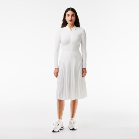 женская плиссированная юбка  - женские юбки lacoste 