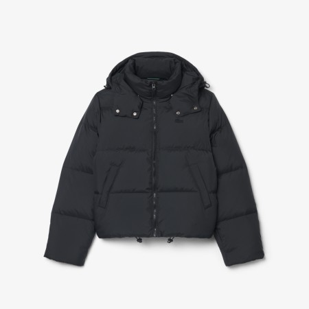 женская укороченная куртка-пуховик  - верхняя одежда lacoste 