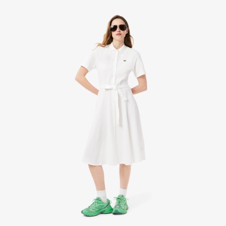 женское платье  из хлопка - одежда lacoste 