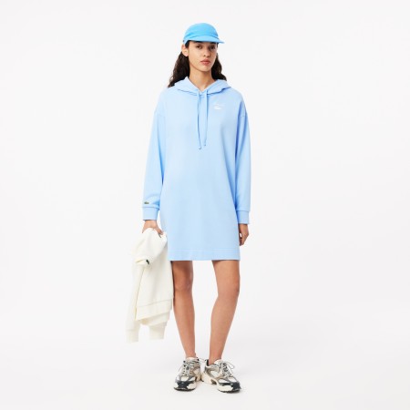 женское платье-толстовка  с флисом - женские платья lacoste 
