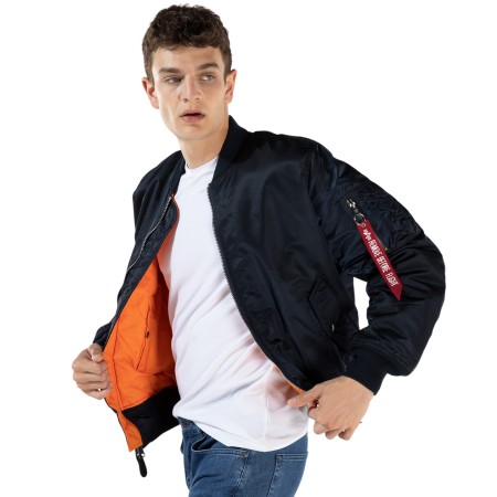 бомбер ma-1 flight jacket - мужские бомберы alpha industries 