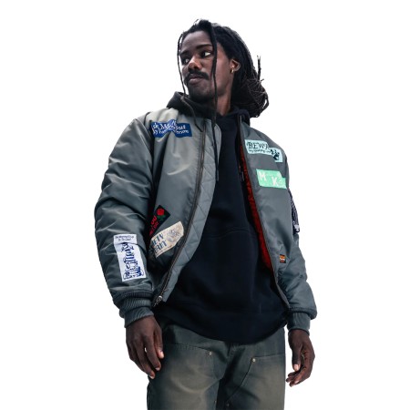 бомбер margins flight jacket фотография
