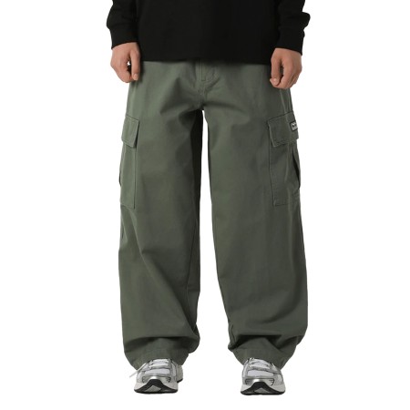 брюки bigwig baggy twill cargo pant - брюки и бриджи obey 