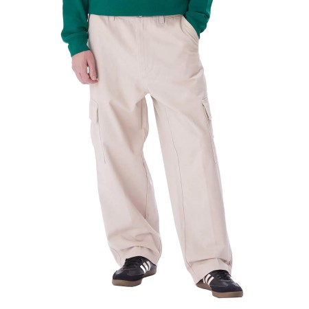 брюки bigwig baggy twill cargo pant - брюки и бриджи obey 