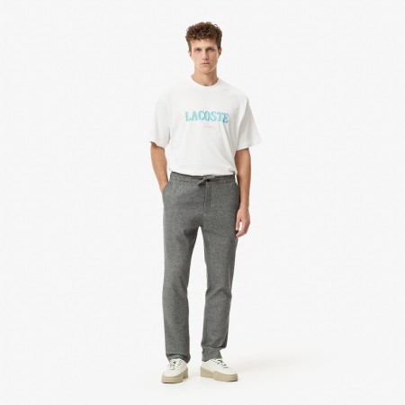 брюки мужские брюки lacoste из смеси хлопка и шерсти - одежда lacoste 