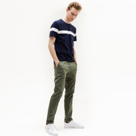 брюки мужские брюки lacoste приталенного кроя фотография