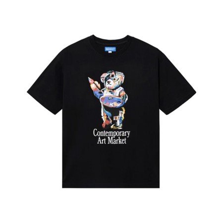 футболка art market bear t-shirt - мужская одежда, обувь и аксессуары дешевая 