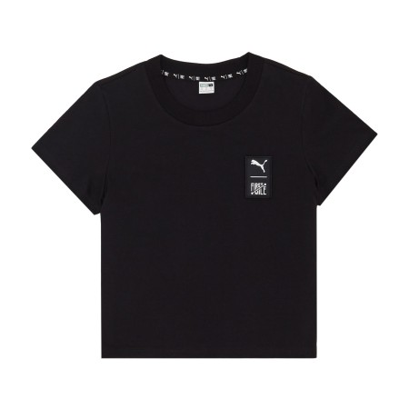 футболка first mile tee puma black - женские футболки для взрослых 