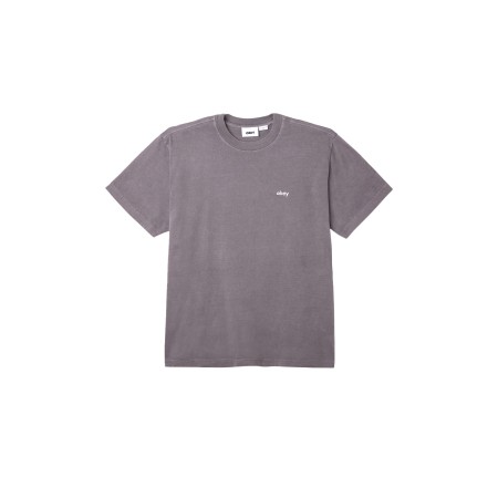 футболка lowercase pigment tee ss - мужская одежда, обувь и аксессуары obey 