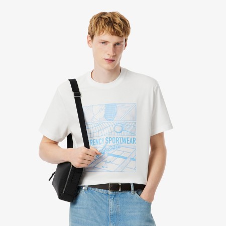 футболка мужская хлопковая футболка lacoste - одежда, обувь и аксессуары для всех возрастов lacoste 