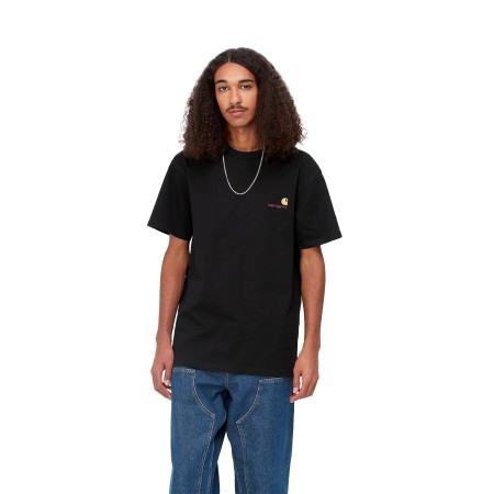 футболка s/s american script t-shirt - мужская одежда, обувь и аксессуары дешевая 