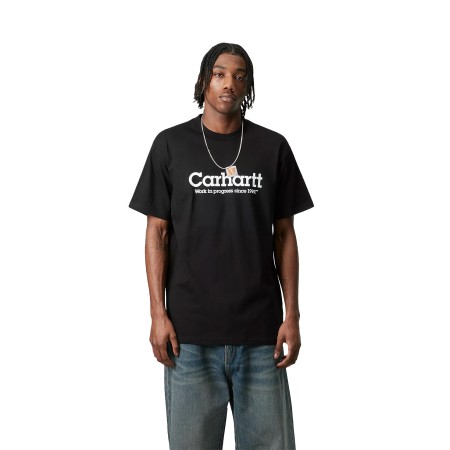 футболка s/s label script t-shirt - мужская одежда, обувь и аксессуары дешевая 