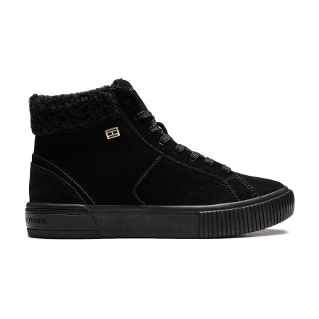 кеды vulc suede sneaker h - женская обувь tommy jeans 
