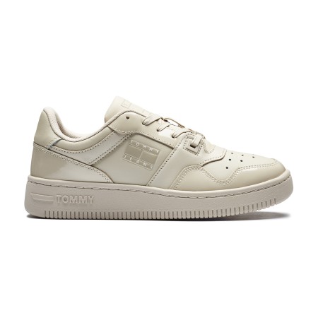 кроссовки gloss leather sneaker - женская обувь tommy jeans 