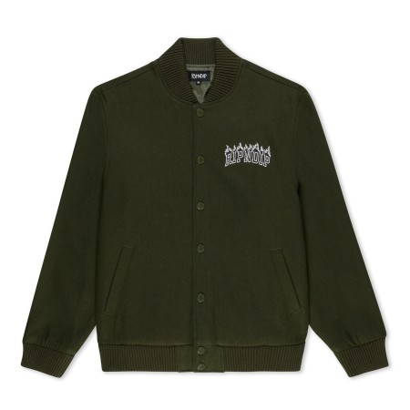 куртка fire spirit varsity jacket фотография