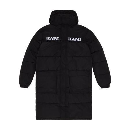 куртка kk retro hooded long puffer jacket - верхняя одежда недорогая 