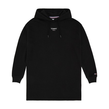 платье essential logo hoodie - женские платья и сарафаны tommy jeans 
