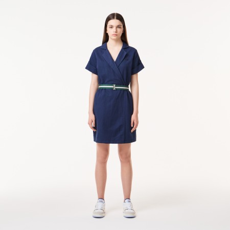 платье легкое платье lacoste с поясом - одежда, обувь и аксессуары для всех возрастов lacoste 