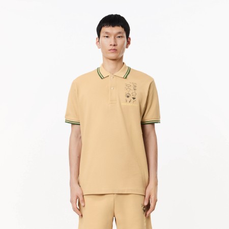 поло мужское поло lacoste original l.12.12 из органического хлопка - мужские поло