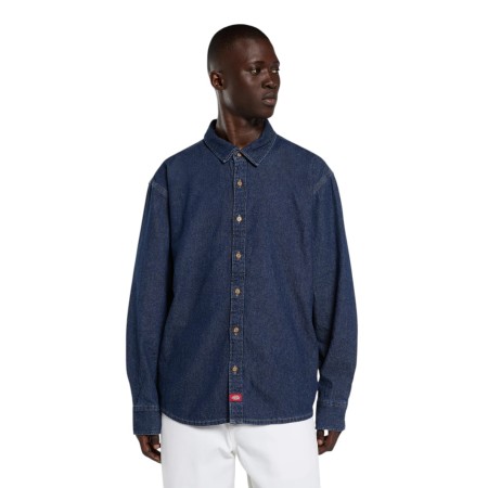 рубашка lightweight denim shirt ls фотография