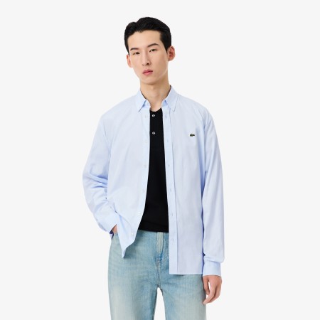 рубашка мужская хлопковая рубашка lacoste фотография