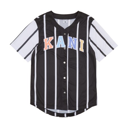 рубашка serif striped block baseball shirt - одежда, обувь и аксессуары для всех возрастов karl kani 