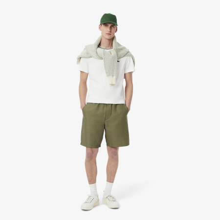 шорты мужские шорты lacoste из смеси льна и вискозы - мужские шорты повседневные 
