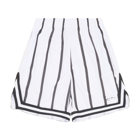 шорты small signature striped mesh shorts фотография