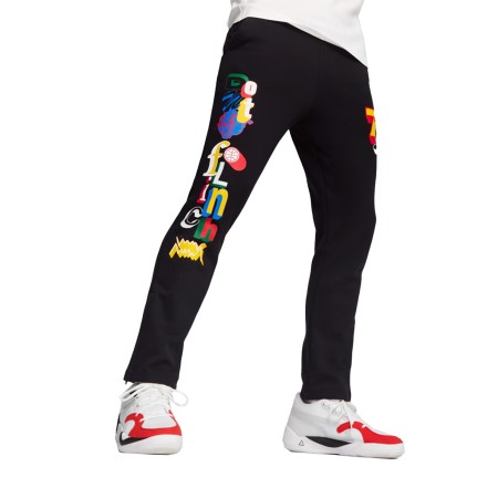 спортивные штаны trash talk sweat puma black фотография