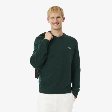 свитер мужской шерстяной свитер lacoste - мужская одежда, обувь и аксессуары недорогая 
