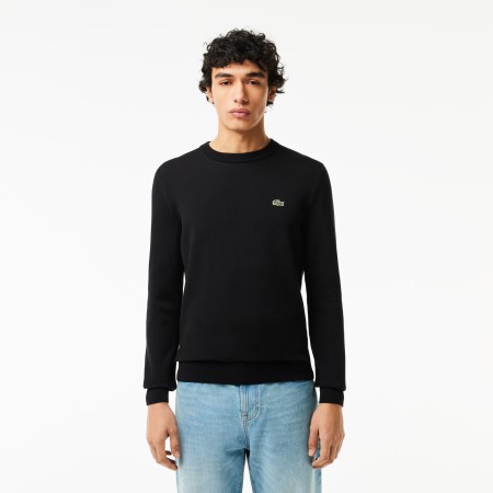 свитер мужской свитер lacoste из органического хлопка - мужская одежда, обувь и аксессуары недорогая 