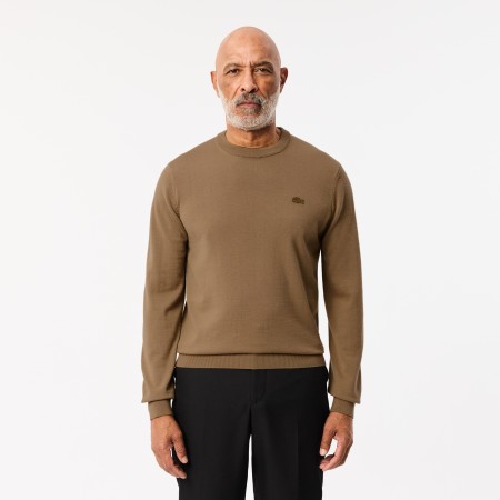 свитер мужской свитер lacoste из шерсти мериноса - одежда недорогая 