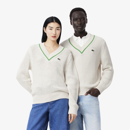 свитер свитер lacoste унисекс из органического хлопка фотография