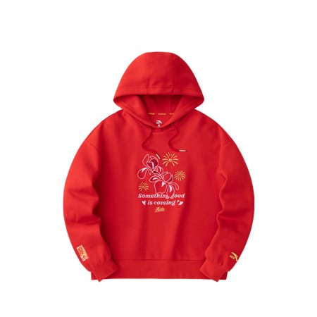 толстовка cny-good luck hoodie - женские толстовки и олимпийки красные 