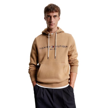 толстовка logo embroidery drawstring hoody фотография