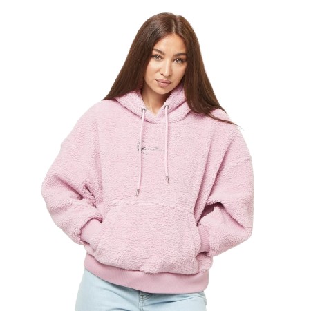 толстовка metal signature teddy os hoodie - женские толстовки джинсовые 