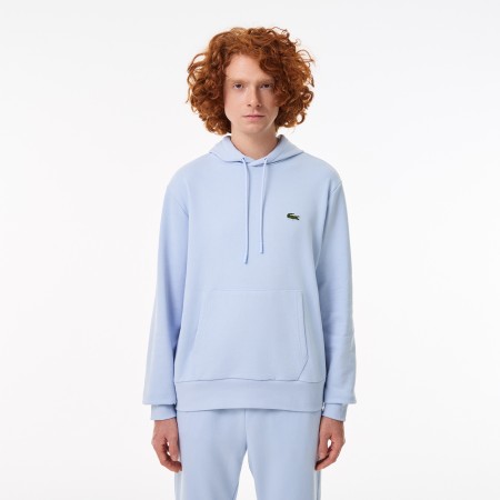 толстовка мужская толстовка - худи lacoste классического кроя из органического хлопка - одежда, обувь и аксессуары французская по распродаже