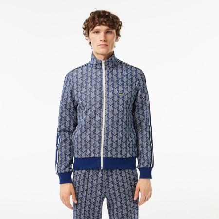толстовка мужская жаккардовая толстовка lacoste paris с монограммой фотография